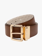 Michael Kors Cream Cut-To-Size Boxed Reversible Belt - Image 5 of 8