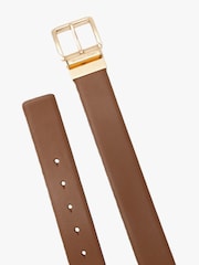 Michael Kors Cream Cut-To-Size Boxed Reversible Belt - Image 8 of 8