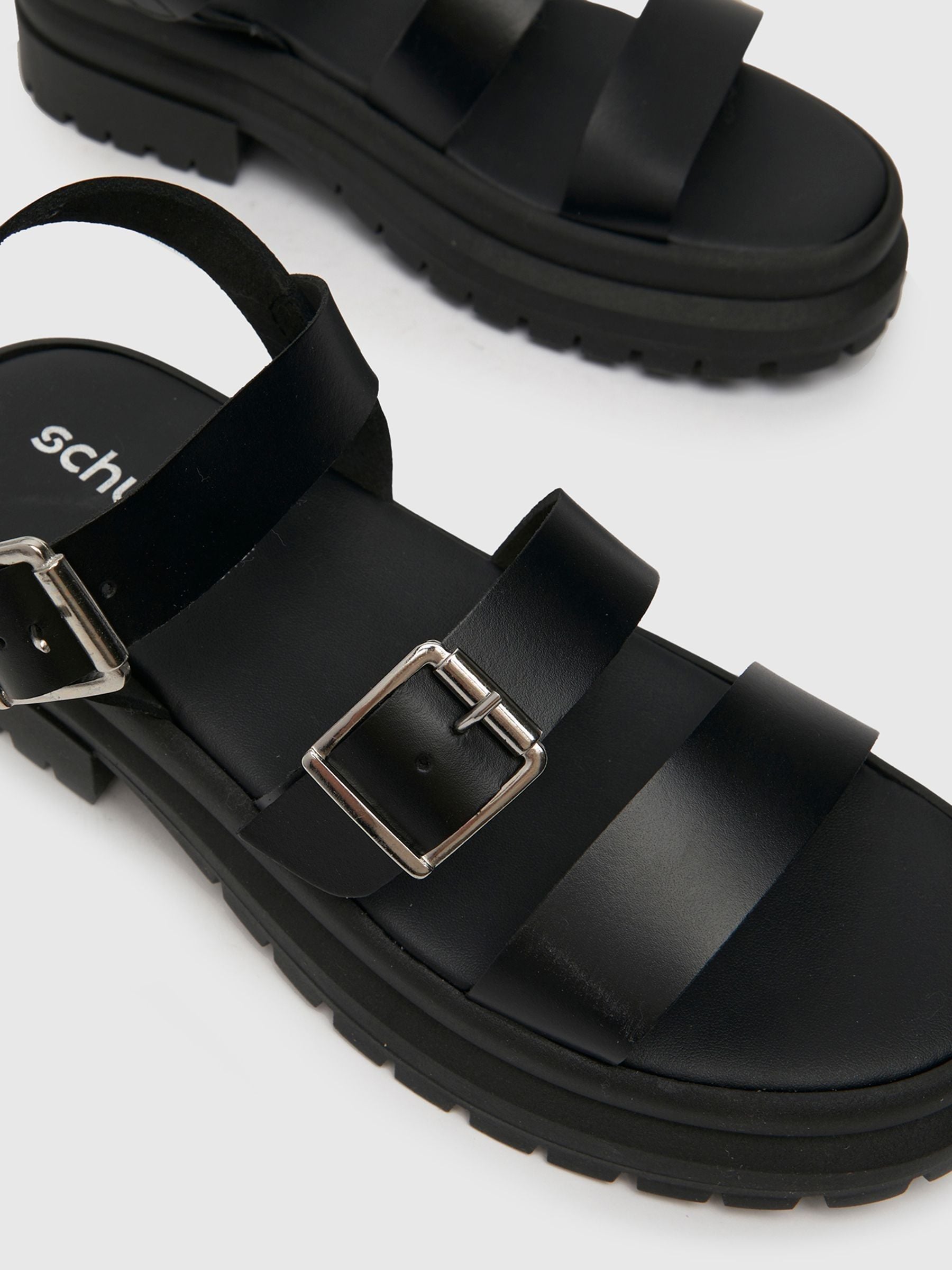 Buy Schuh Tyla Leopard Chunky Sandals from Next Oman