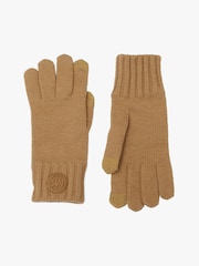Michael Kors Brown 3D Gloves - Image 1 of 4