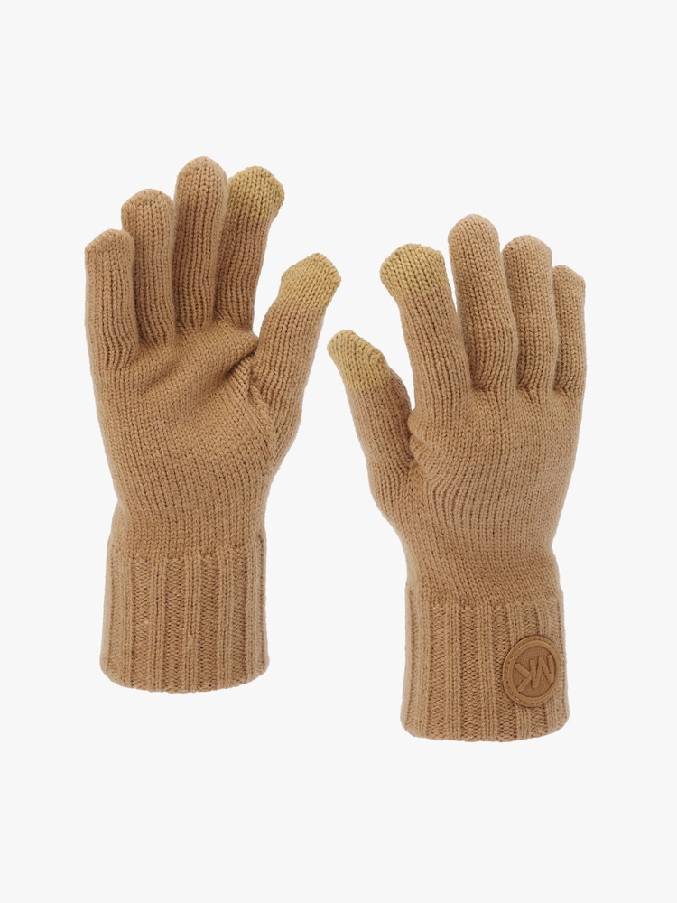 Michael Kors Brown 3D Gloves - Image 2 of 4