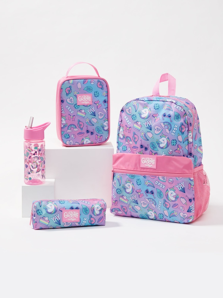 Smiggle Pink/Blue Giggle 4 Piece Bundle Bag - Image 1 of 5
