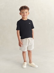 Negro - Camiseta de manga corta con escudo de GANT - Imagen 4 de 7