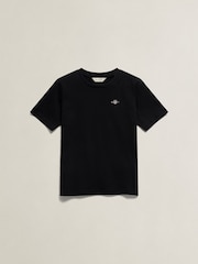 Negro - Camiseta de manga corta con escudo de GANT - Imagen 5 de 7