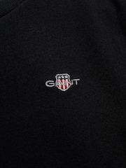 Negro - Camiseta de manga corta con escudo de GANT - Imagen 6 de 7