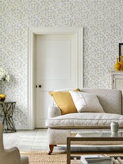 Sanderson Home Natural Damson Tree Wallpaper Wallpaper - Image 1 of 3