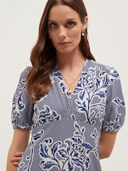 Hobbs Blue Sidonie Dress - Image 4 of 6