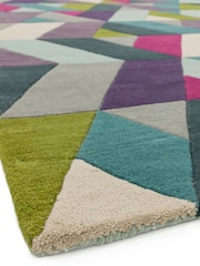 Asiatic Rugs Blue Funk Wool Rug - Image 4 of 6