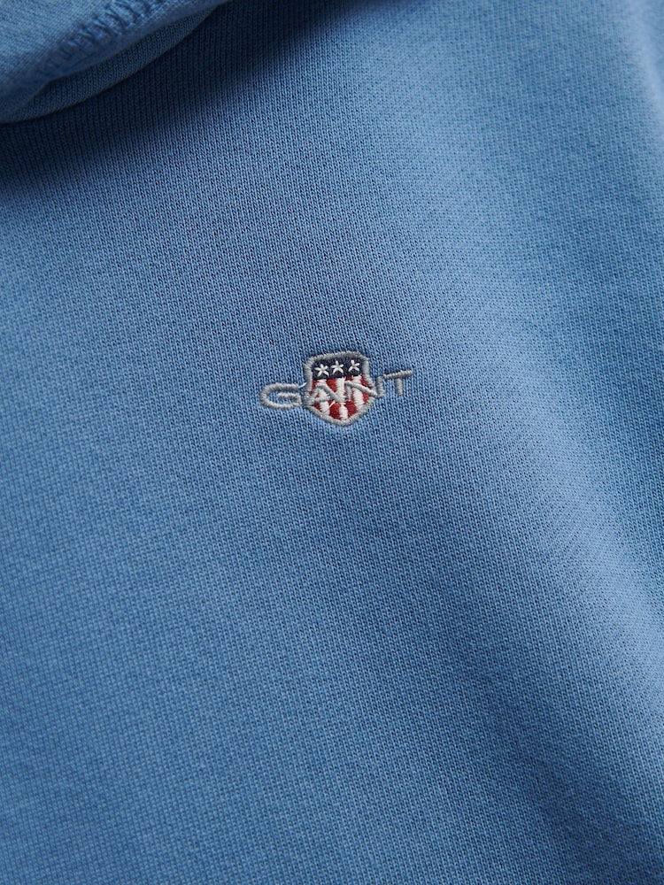 GANT Blue Shield Hoodie - Image 6 of 6 GANT Blue Shield Hoodie - Image 6 of 6