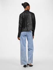 Y.A.S Leather Black Jacket - Image 3 of 5