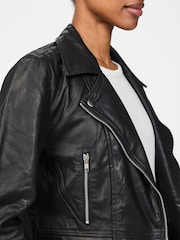 Y.A.S Leather Black Jacket - Image 5 of 5