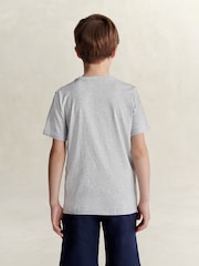 Gris - T-shirt à manches courtes GANT Shield - Image 2 sur 5