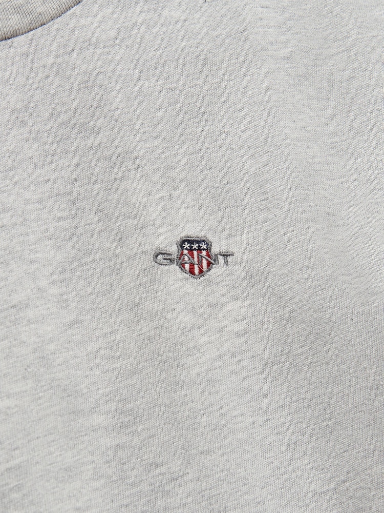 Gris - T-shirt à manches courtes GANT Shield - Image 5 sur 5