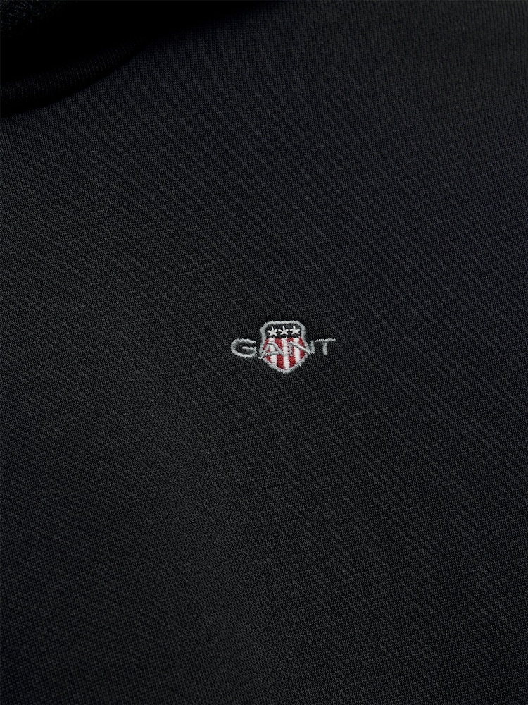 GANT Black Shield Hoodie - Image 6 of 6 GANT Black Shield Hoodie - Image 6 of 6