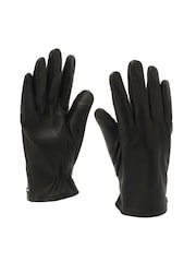 Michael Kors Black Leather Gloves - Image 1 of 4