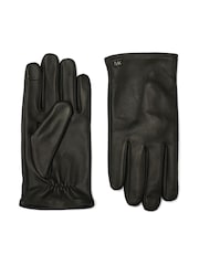 Michael Kors Black Leather Gloves - Image 3 of 4
