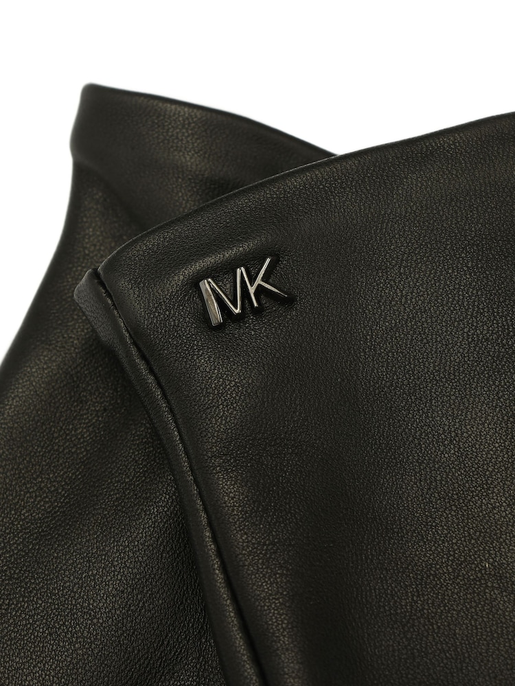 Michael Kors Black Leather Gloves - Image 4 of 4 Michael Kors Black Leather Gloves - Image 4 of 4