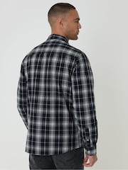Threadbare Black Cotton Long Sleeve Shirt - Image 2 of 4