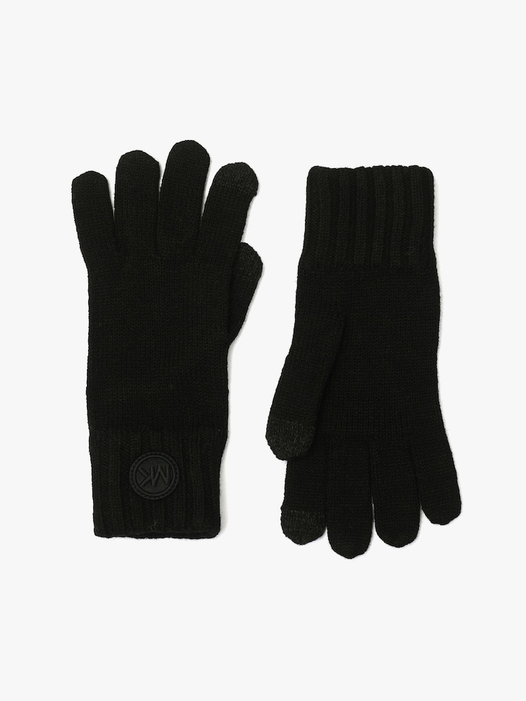 Michael Kors Black 3D Gloves - Image 1 of 4