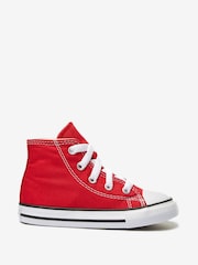 Converse Red Chuck Taylor All Star High Infant Trainers - Image 1 of 4
