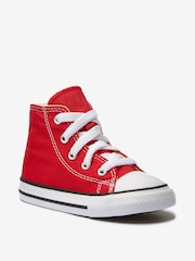 Converse Red Chuck Taylor All Star High Infant Trainers - Image 2 of 4