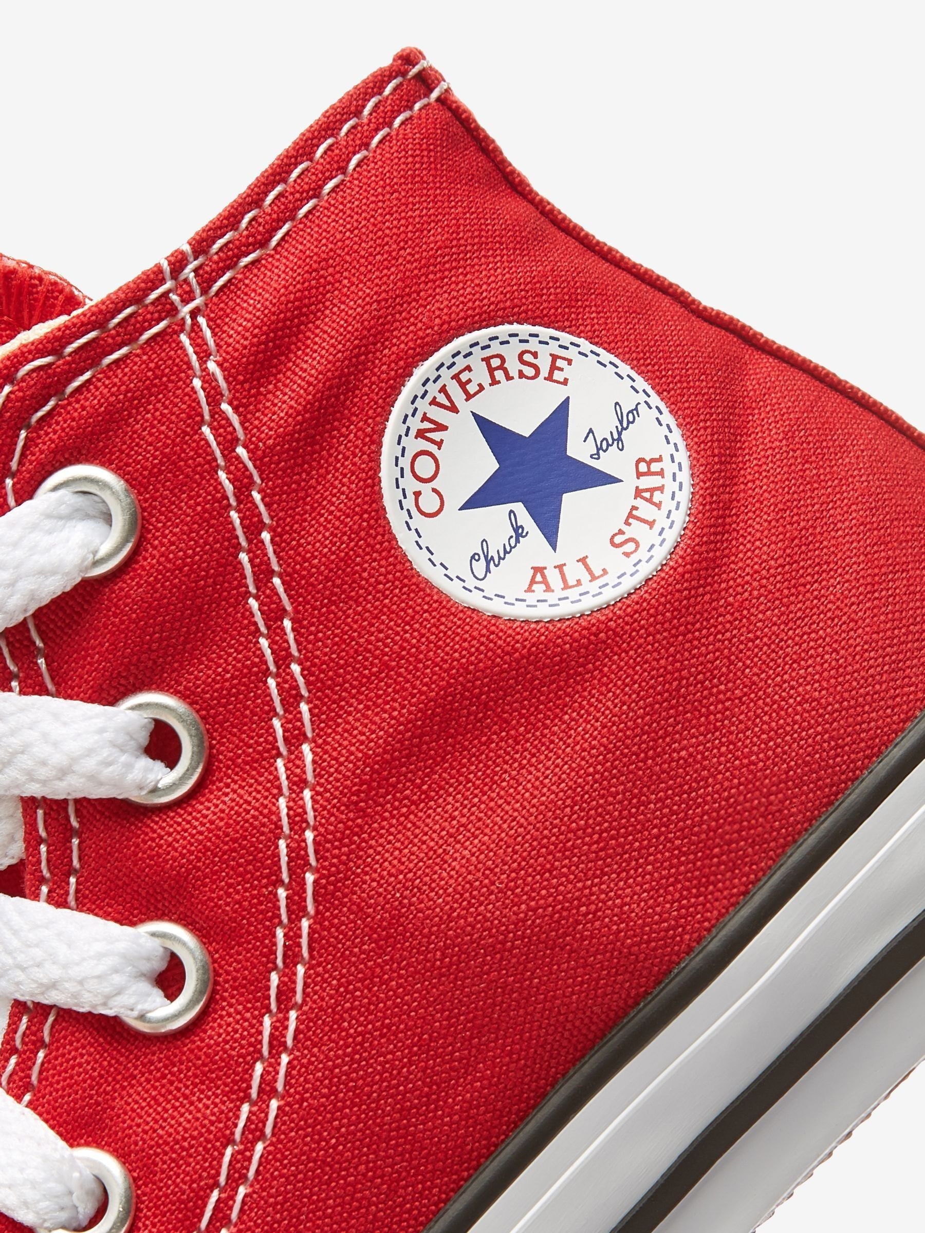 Buy Converse Red Chuck Taylor High Top Infant Trainers from Next Luxembourg