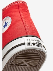Converse Red Chuck Taylor All Star High Infant Trainers - Image 4 of 4