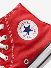 Converse Red Chuck Taylor High Top Junior Trainers - Image 5 of 5