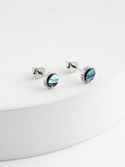 Sterling Silver Abalone Stud Earrings - Image 1 of 1