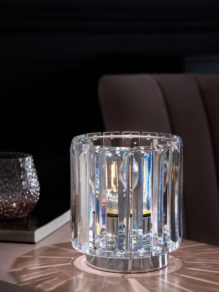 Clear Leila Battery Operated Ambient Lamp - Image 1 of 8