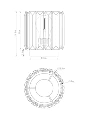 Clear Leila Battery Operated Ambient Lamp - Image 8 of 8