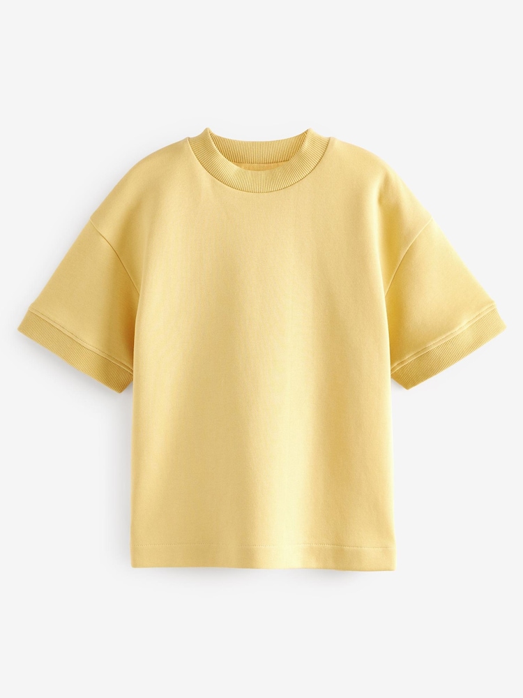 Yellow Relaxed Fit Heavyweight T-Shirt (3-16yrs) - Image 1 of 3