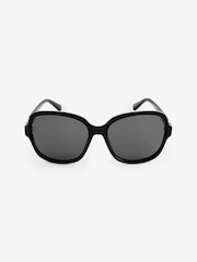 Black Polarised Large Square Sunglasses - Image 4 of 6