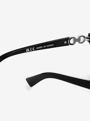 Black Polarised Large Square Sunglasses - Image 5 of 6