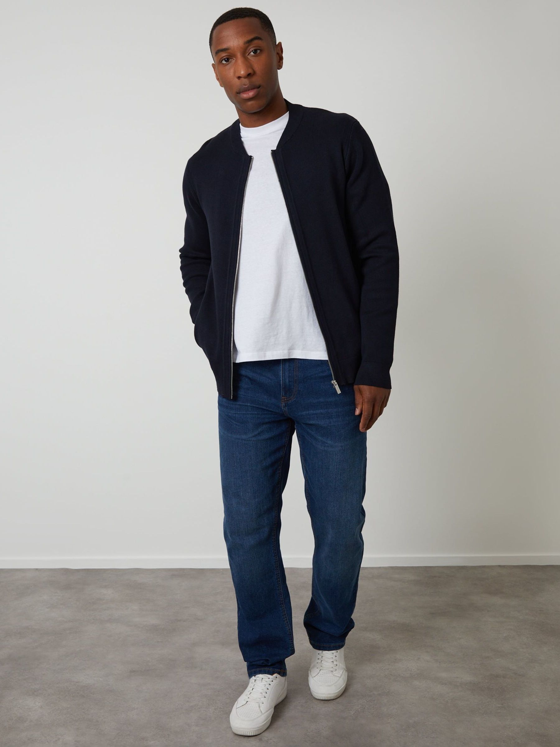 Next：日本 Threadbare ボンバースタイル ニット ジップスルー