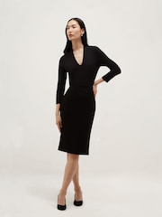 Hobbs Black Petite Lea Skirt - Image 1 of 5