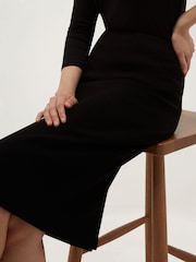 Hobbs Black Petite Lea Skirt - Image 3 of 5