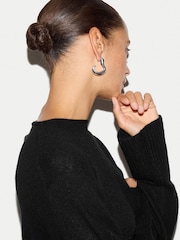 Svart - Jigsaw Cloud Cashmere Eldon Jumper - Bild 3 av 5