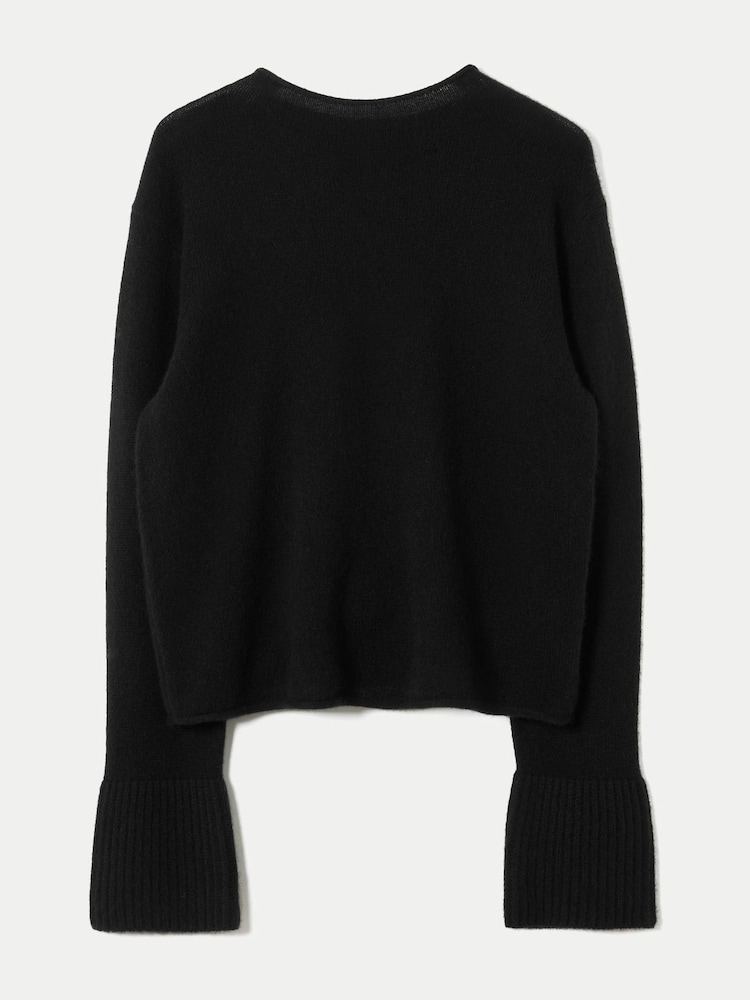 Svart - Jigsaw Cloud Cashmere Eldon Jumper - Bild 5 av 5