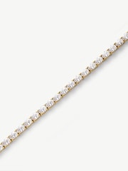 D.Louise Gold Tone Oval Tennis Bracelet - Image 4 of 4