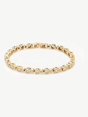 D.Louise Gold Tone Beaded Tennis Bracelet - Image 3 of 4