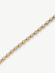 D.Louise Gold Tone Beaded Tennis Bracelet - Image 4 of 4