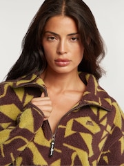 4th Arq Brown/Green Phoenix Half-Zip Fleece - Image 5 of 6