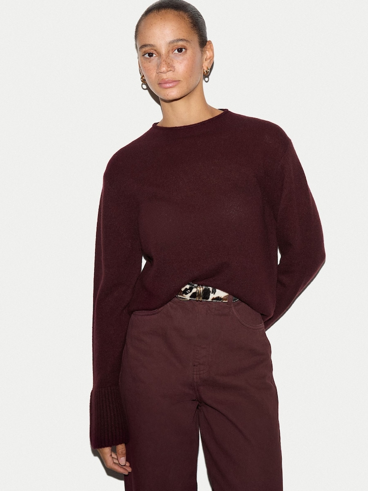 Röd - Jigsaw Cloud Cashmere Eldon Jumper - Bild 1 av 6
