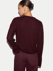 Röd - Jigsaw Cloud Cashmere Eldon Jumper - Bild 2 av 6