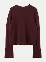 Röd - Jigsaw Cloud Cashmere Eldon Jumper - Bild 6 av 6