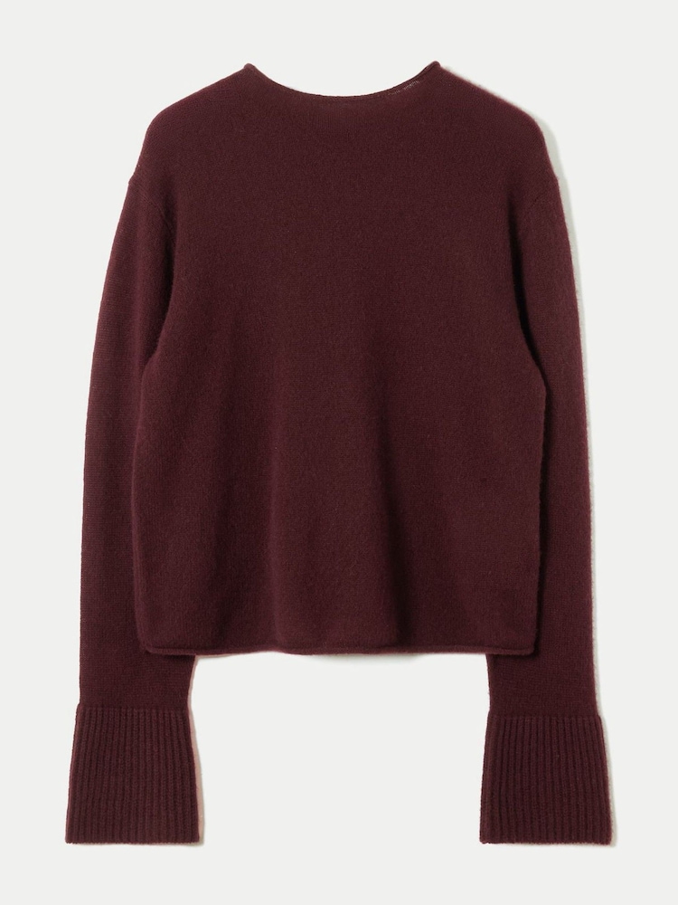 Röd - Jigsaw Cloud Cashmere Eldon Jumper - Bild 6 av 6