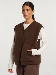 4th Arq Brown Emmy Gilet - Image 1 of 5