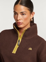 4th Arq Brown Maddox Half-Zip Fleece - Image 2 of 5