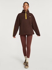 4th Arq Brown Maddox Half-Zip Fleece - Image 3 of 5